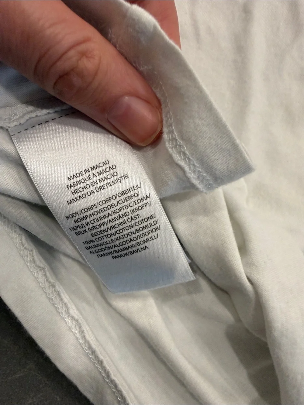 Ralph Lauren White Kids Polo Bear Graphic Tee